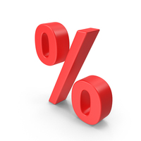 Red Percent PNG & PSD Images