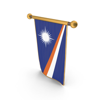 Marshall Islands Country Hanging Flag PNG & PSD Images