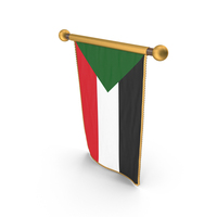 Sudan Country Hanging Flag PNG & PSD Images