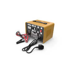 Anesty Yellow Car Battery Charger PNG & PSD Images