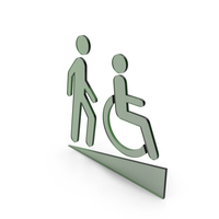 Ramped Access Symbol PNG & PSD Images