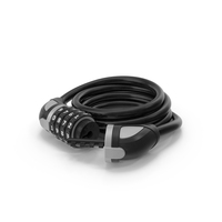 Bicycle Lock Black Open PNG & PSD Images