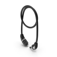 Bicycle Lock Black Open PNG & PSD Images