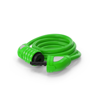 Bicycle Lock Green Open PNG & PSD Images