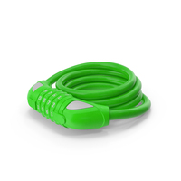 Bicycle Lock Green Close PNG & PSD Images