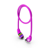 Bicycle Lock Pink Open PNG & PSD Images