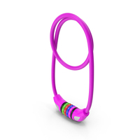 Bicycle Lock Pink Close PNG & PSD Images