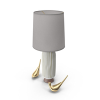 Mid Century Table Lamp Bullet PNG & PSD Images