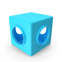 Playground Cube Hall Blue PNG & PSD Images