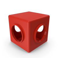 Playground Cube Hall Red PNG & PSD Images