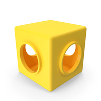 Playground Cube Hall Yellow PNG & PSD Images