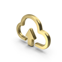 Cloud Upload Outline Symbol PNG & PSD Images