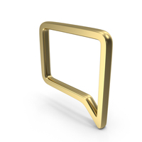 Square Comment Symbol PNG & PSD Images