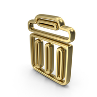 Trash Can Outline Symbol PNG & PSD Images
