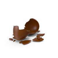 Broken Egg Chocolate PNG & PSD Images