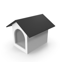 Plastic Dog House Black And White PNG & PSD Images