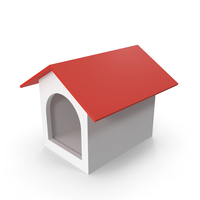 Plastic Dog House Red And White PNG & PSD Images