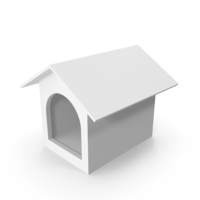 Plastic Dog House White PNG & PSD Images