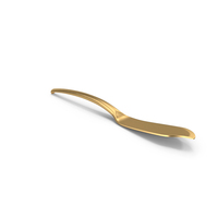 Fish Knife Gold PNG & PSD Images