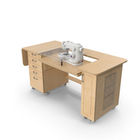 Horn Sewing Machine Cabinet PNG & PSD Images