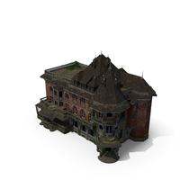 Spooky Old Mansion PNG & PSD Images