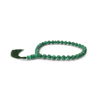 Traditional Islamic Prayer Beads With Tassel Green PNG & PSD Images