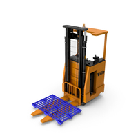 Yale Electric Forklift With Pallet PNG & PSD Images
