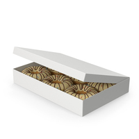 Donuts In Opened Box PNG & PSD Images