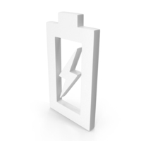 Accumulator Battery Charge Icon White PNG & PSD Images