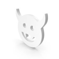Monster Icon White PNG & PSD Images