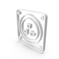 Out Line Power Socket Icon White PNG & PSD Images