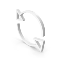 Refresh Reload Icon White PNG & PSD Images