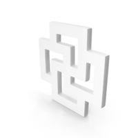 White Swastika Faith Icon PNG & PSD Images