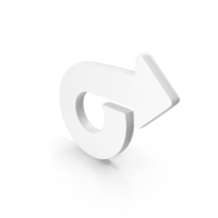 White Right Direction Arrow Icon PNG & PSD Images