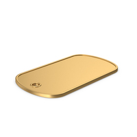 Gold Dog Tag PNG & PSD Images