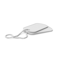 White Dog Tags PNG & PSD Images