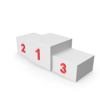 White Winners Podium PNG & PSD Images