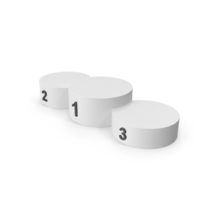 Winners Podium White PNG & PSD Images
