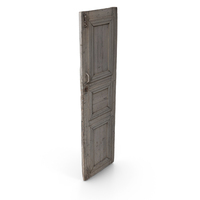 Scanned Old Painted Wooden Door PNG & PSD Images