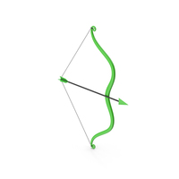 Green Arrow And Bow PNG & PSD Images