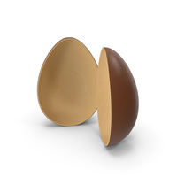 Opened Surprise Chocolate Egg PNG & PSD Images