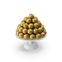 Wrapped Chocolates On A Stand PNG & PSD Images