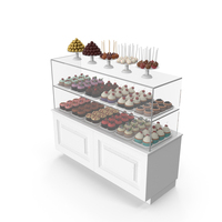 Showcase in a Pastry Shop PNG & PSD Images