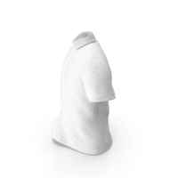 White Male Buttoned Polo Neck T-Shirt PNG & PSD Images