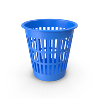 Blue Trash Can PNG & PSD Images