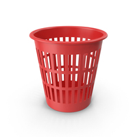 Red Trash Can PNG & PSD Images