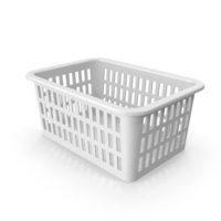 White Basket PNG & PSD Images