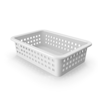 White Basket PNG & PSD Images