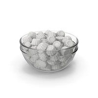 Milky Jelly Candies In Bowl PNG & PSD Images