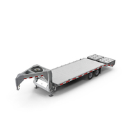 Gooseneck Equipment Pickup Trailer PNG & PSD Images